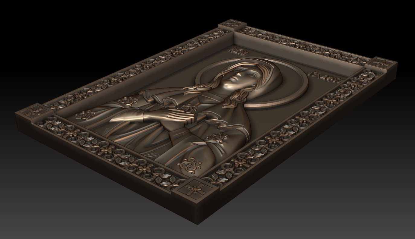 Saint Glaphyra of Amasia 3D model_13