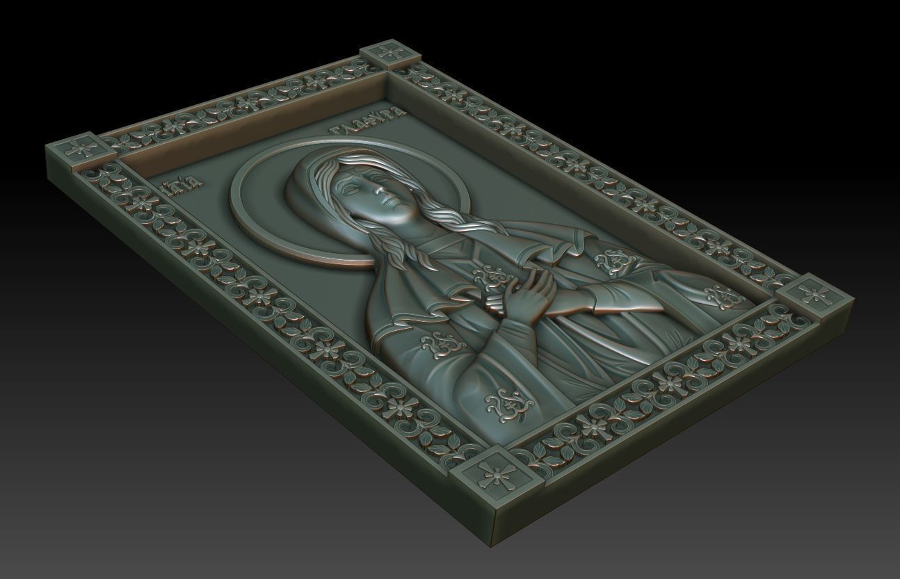 Saint Glaphyra of Amasia 3D model_4