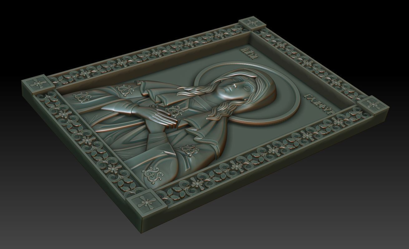 Saint Glaphyra of Amasia 3D model_7