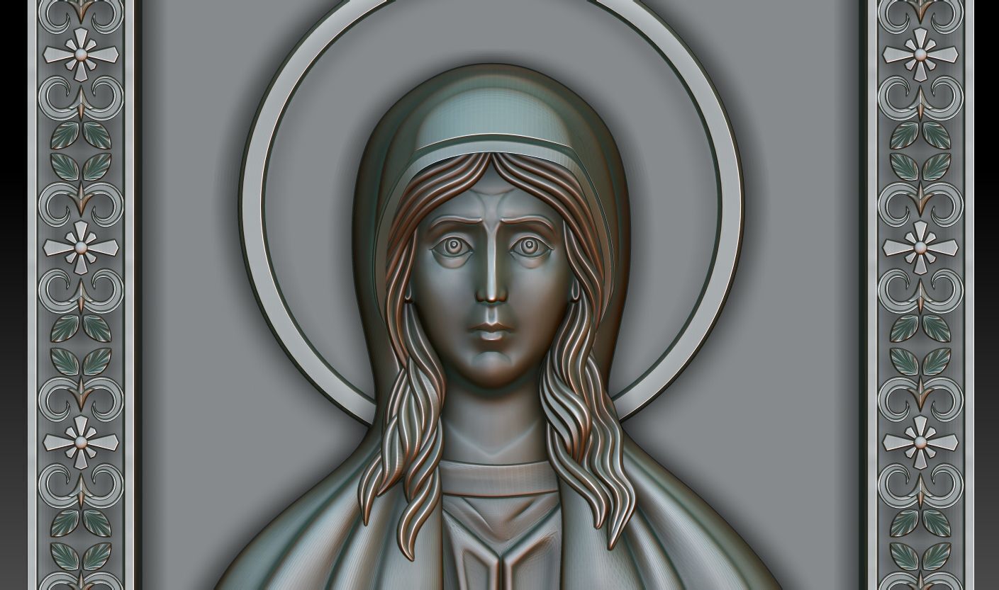 Saint Glaphyra of Amasia 3D model_2