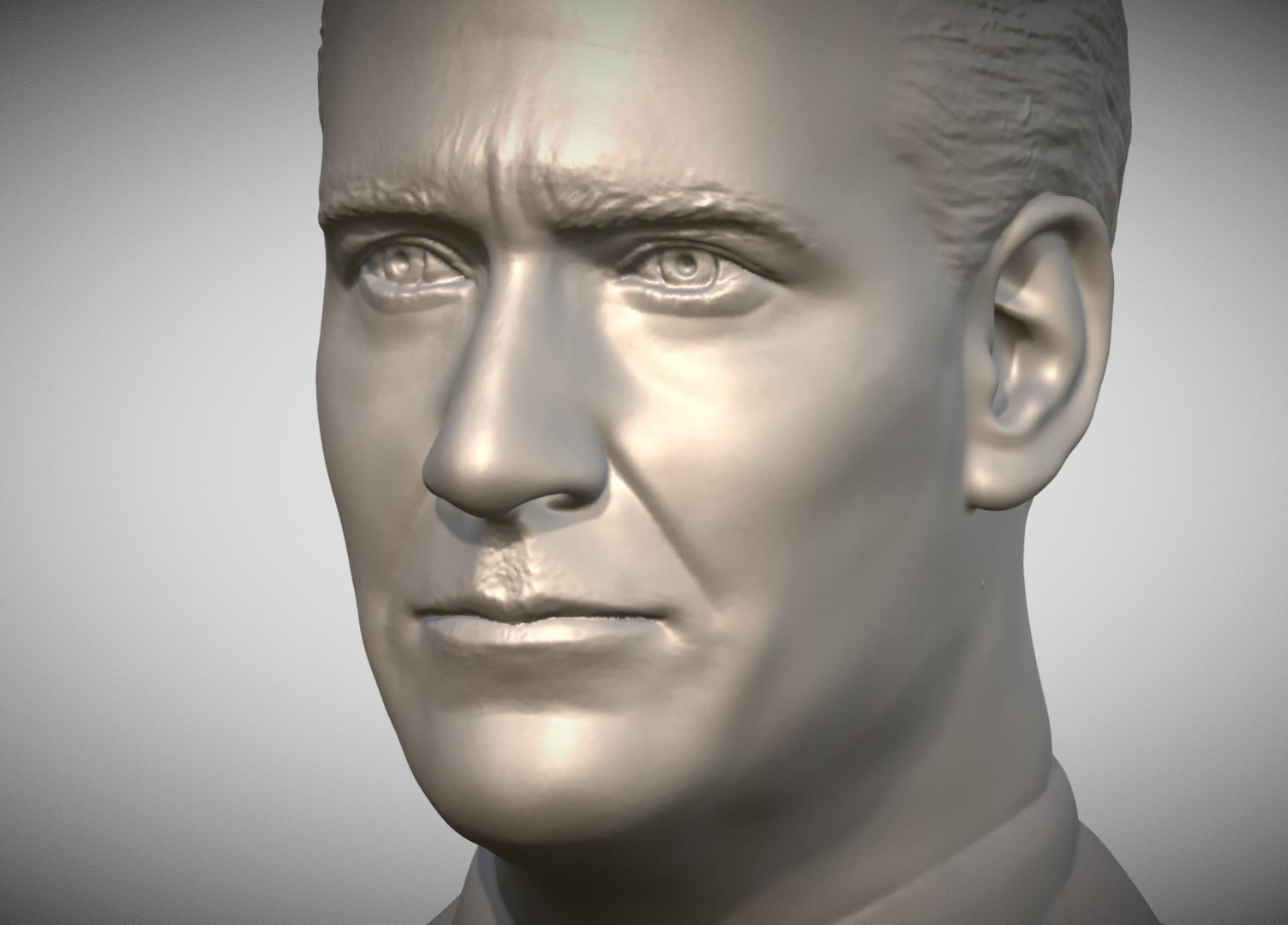 Don Draper from Mad Men bust 3D print model_12