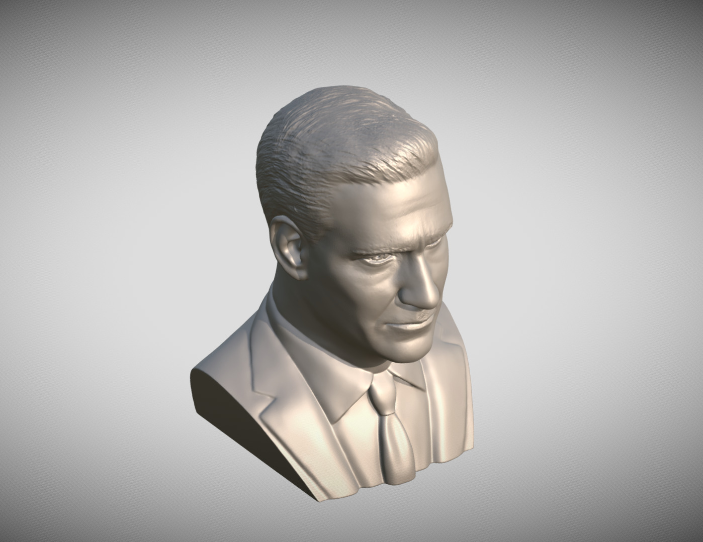 Don Draper from Mad Men bust 3D print model_15