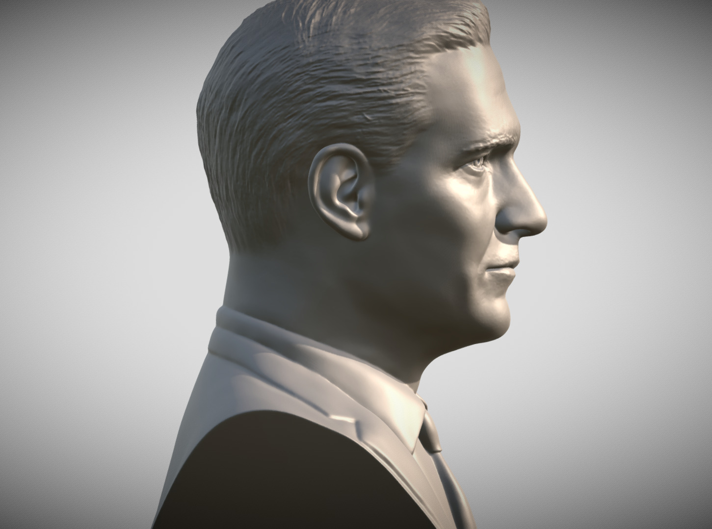 Don Draper from Mad Men bust 3D print model_7