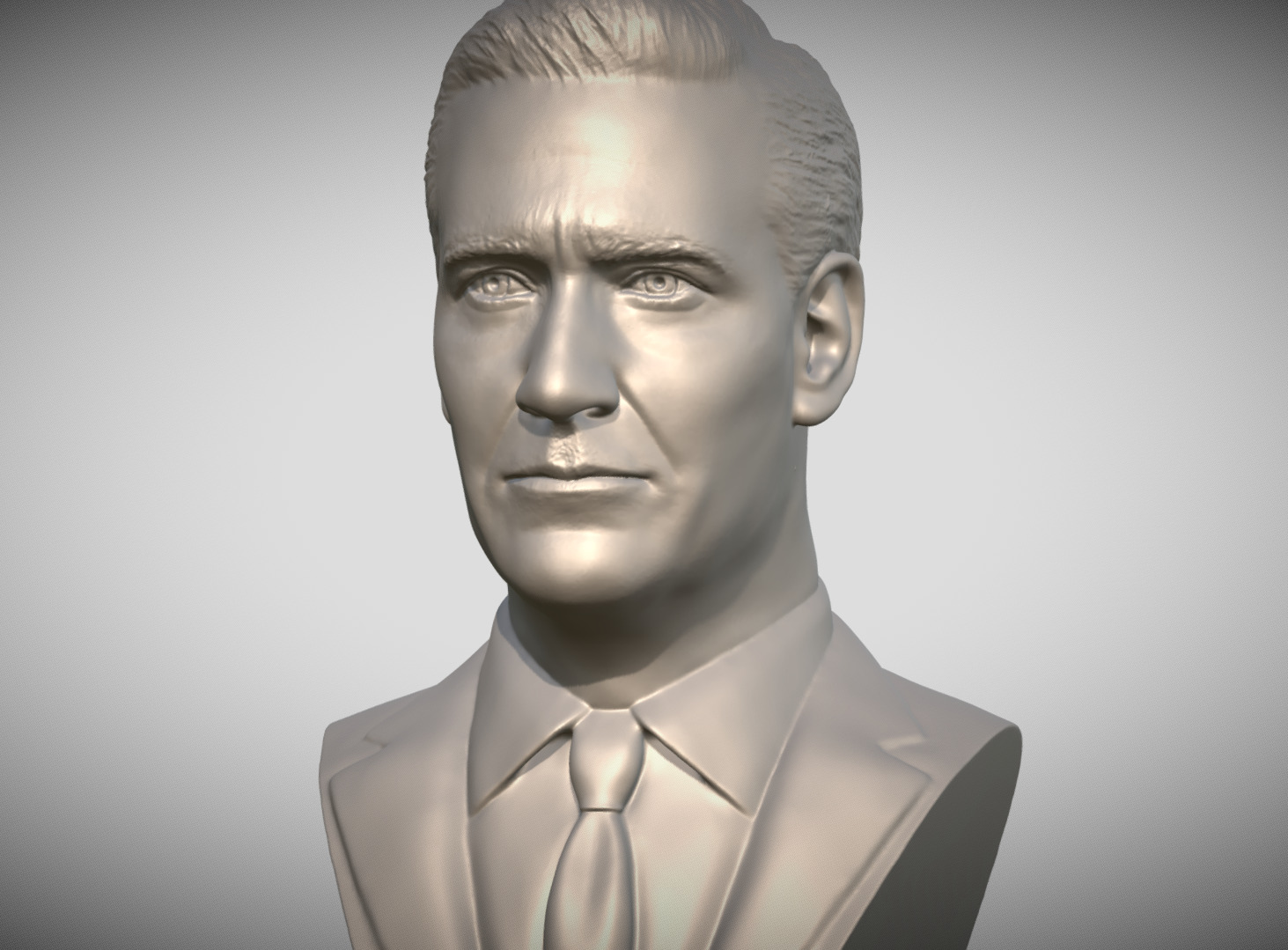 Don Draper from Mad Men bust 3D print model_1