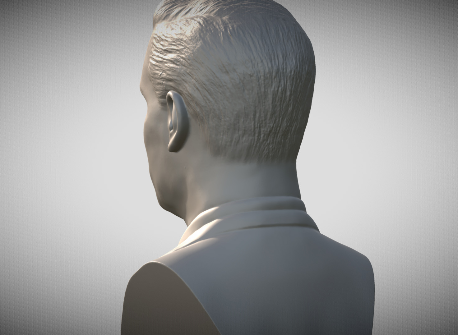 Don Draper from Mad Men bust 3D print model_5