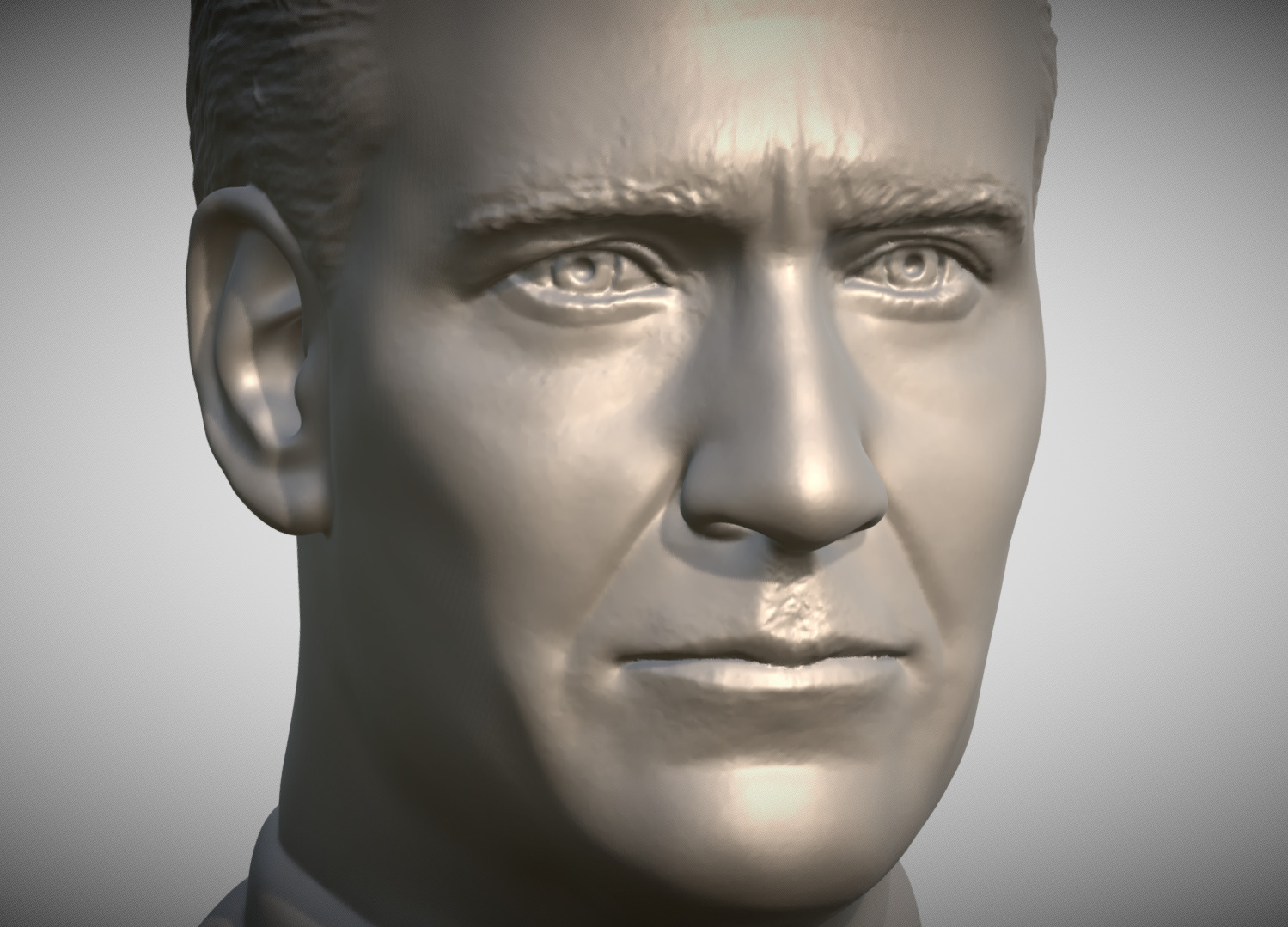 Don Draper from Mad Men bust 3D print model_11