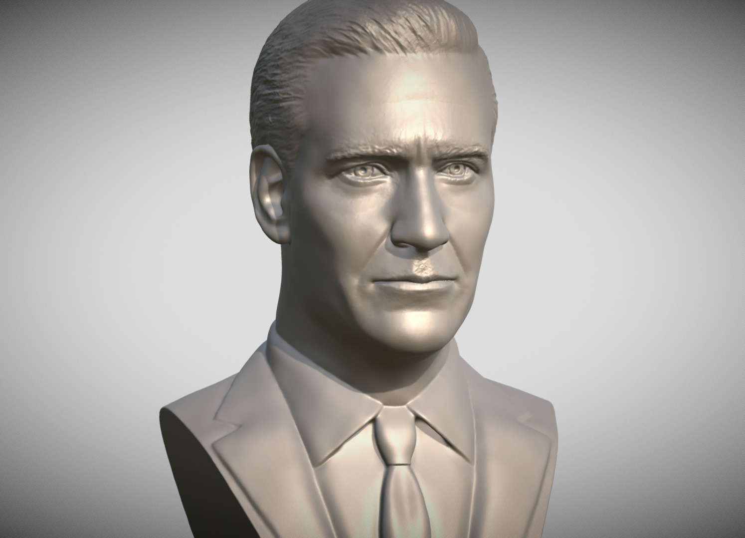 Don Draper from Mad Men bust 3D print model_9