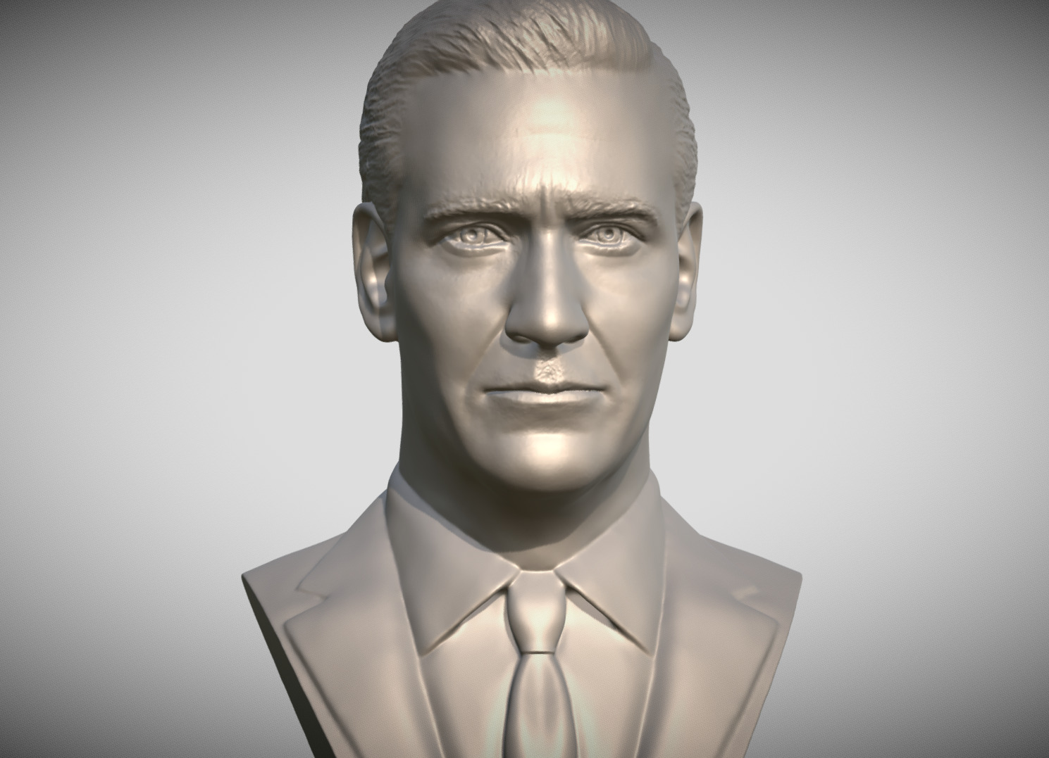 Don Draper from Mad Men bust 3D print model_10
