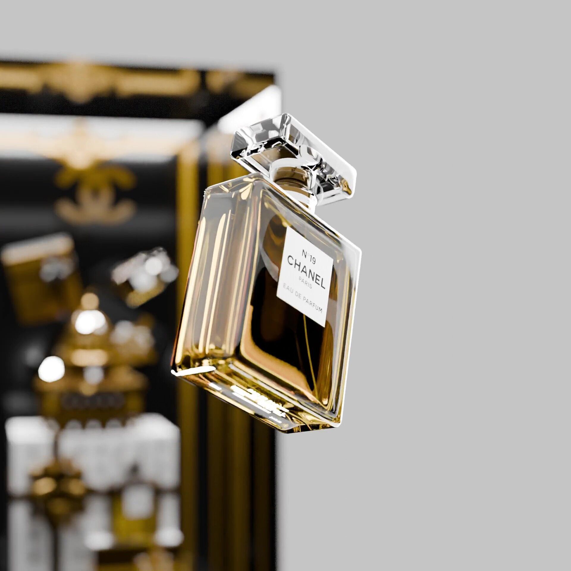 Premium Perfume Scene  Free 3D model_6