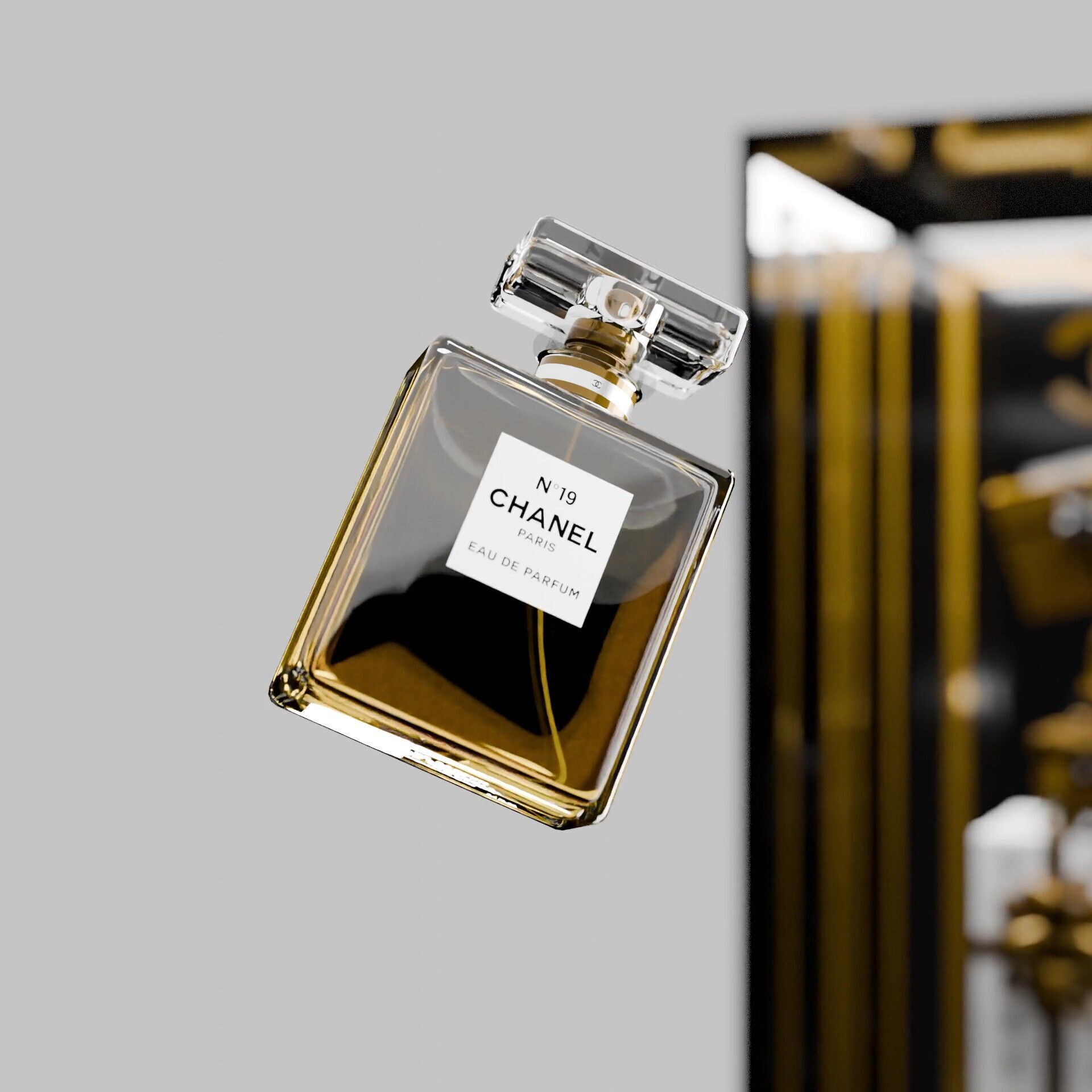 Premium Perfume Scene  Free 3D model_2