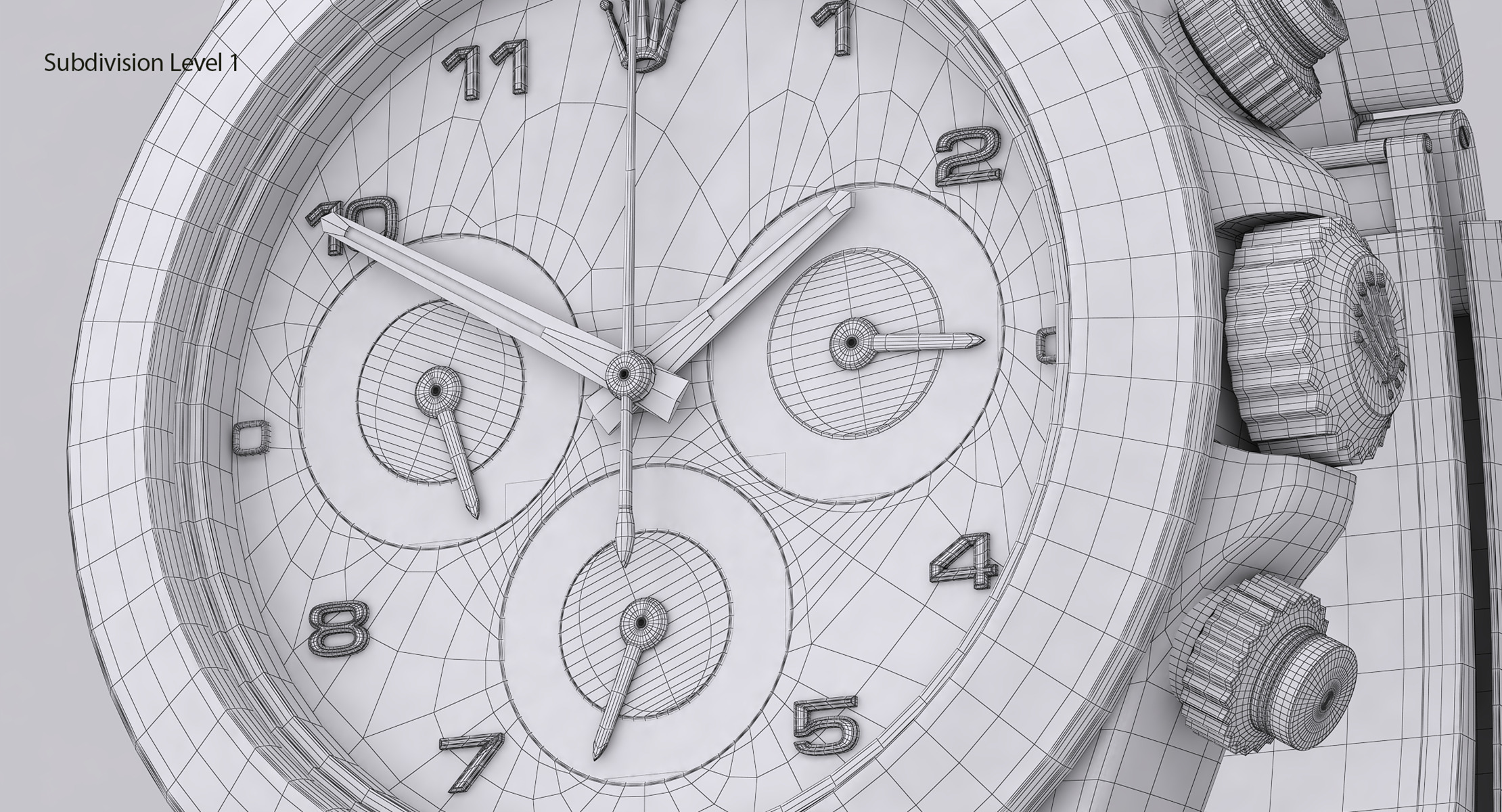 Rolex Oyster Perpetual Cosmograph Daytona model Low-poly 3D model_14