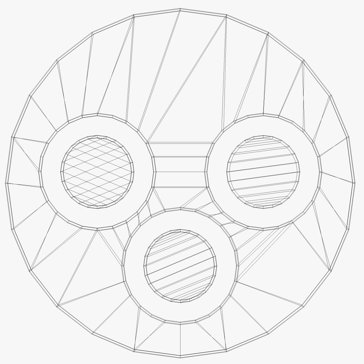 Rolex Oyster Perpetual Cosmograph Daytona model Low-poly 3D model_40