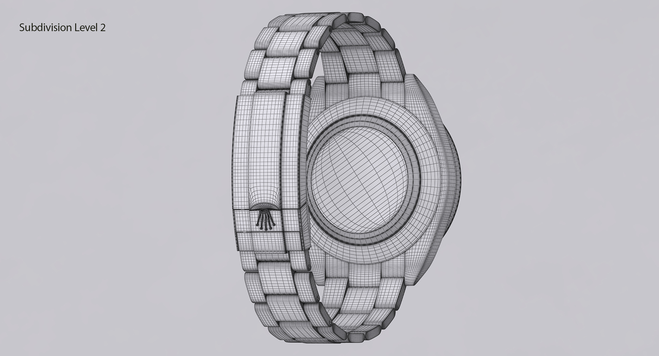 Rolex Oyster Perpetual Cosmograph Daytona model Low-poly 3D model_27