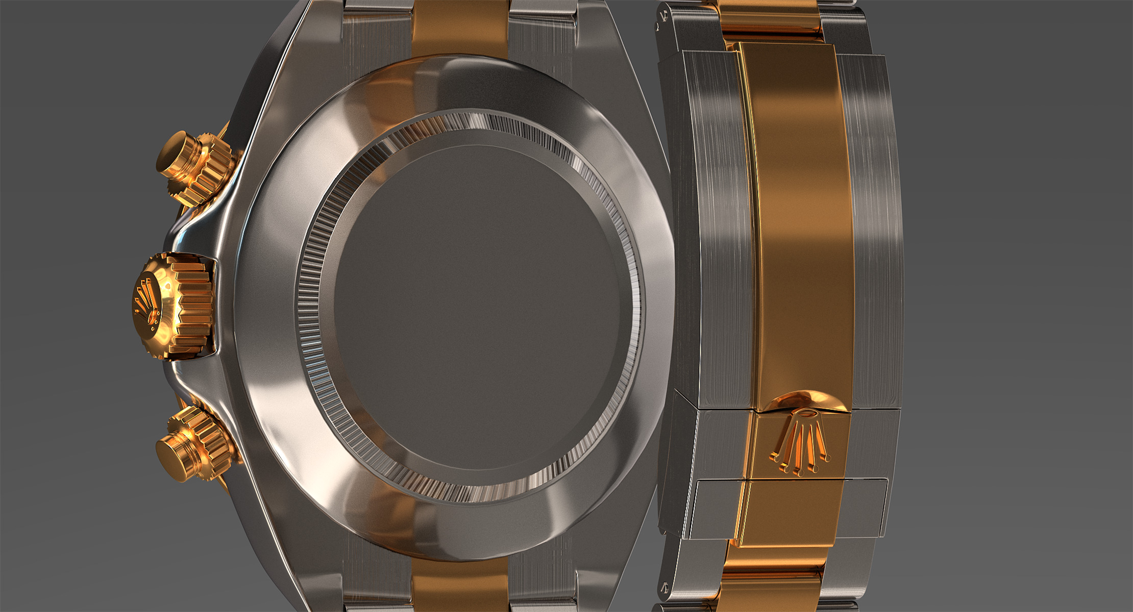 Rolex Oyster Perpetual Cosmograph Daytona model Low-poly 3D model_11