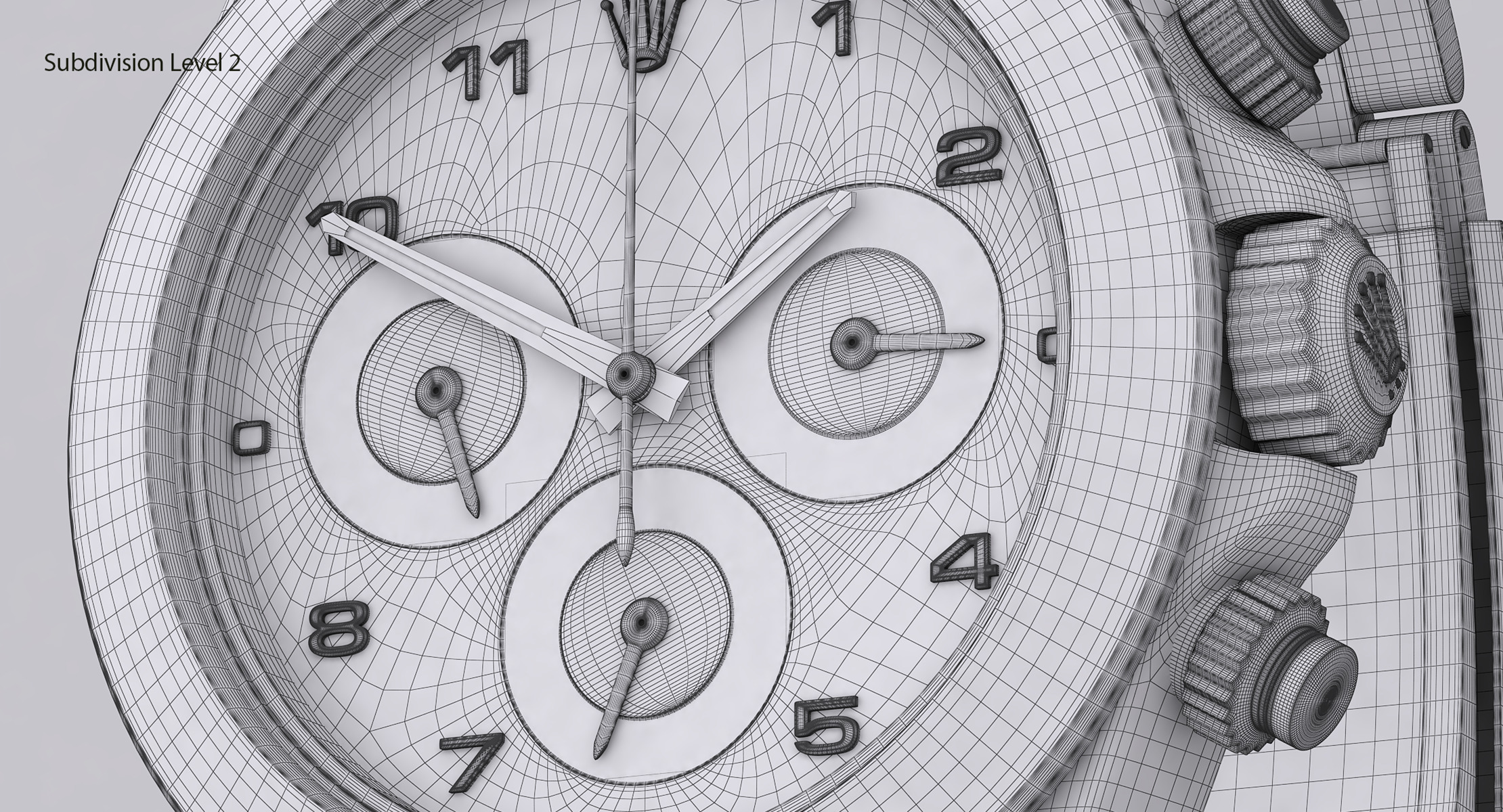 Rolex Oyster Perpetual Cosmograph Daytona model Low-poly 3D model_15