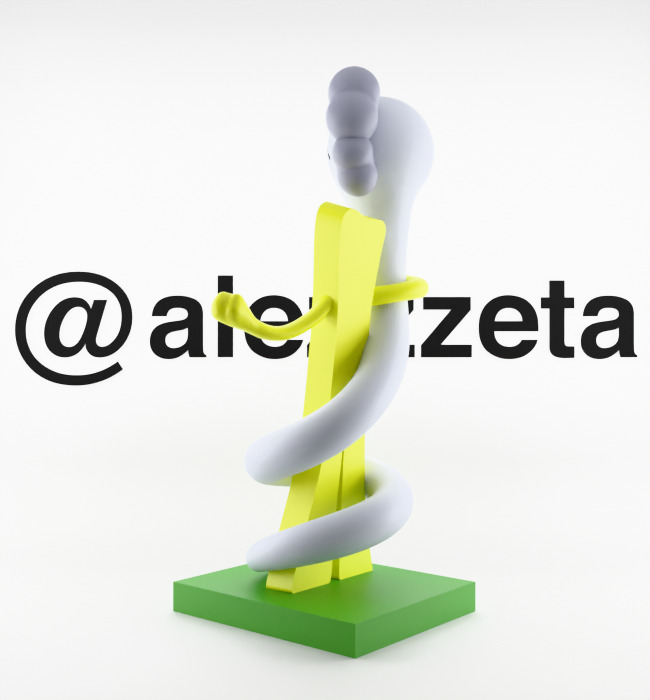 Kaws Born To Bend Textured Low-poly 3D model_14