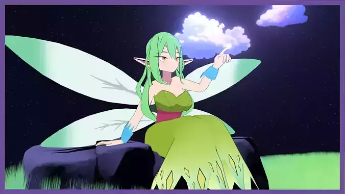 Fairy Woman - Anime 3D Fairy Waifu