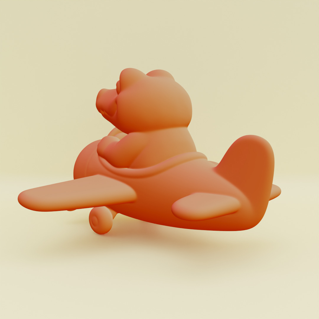 Baby Bombardino Crocodilo Italian brainrot Printable 3D print model_8