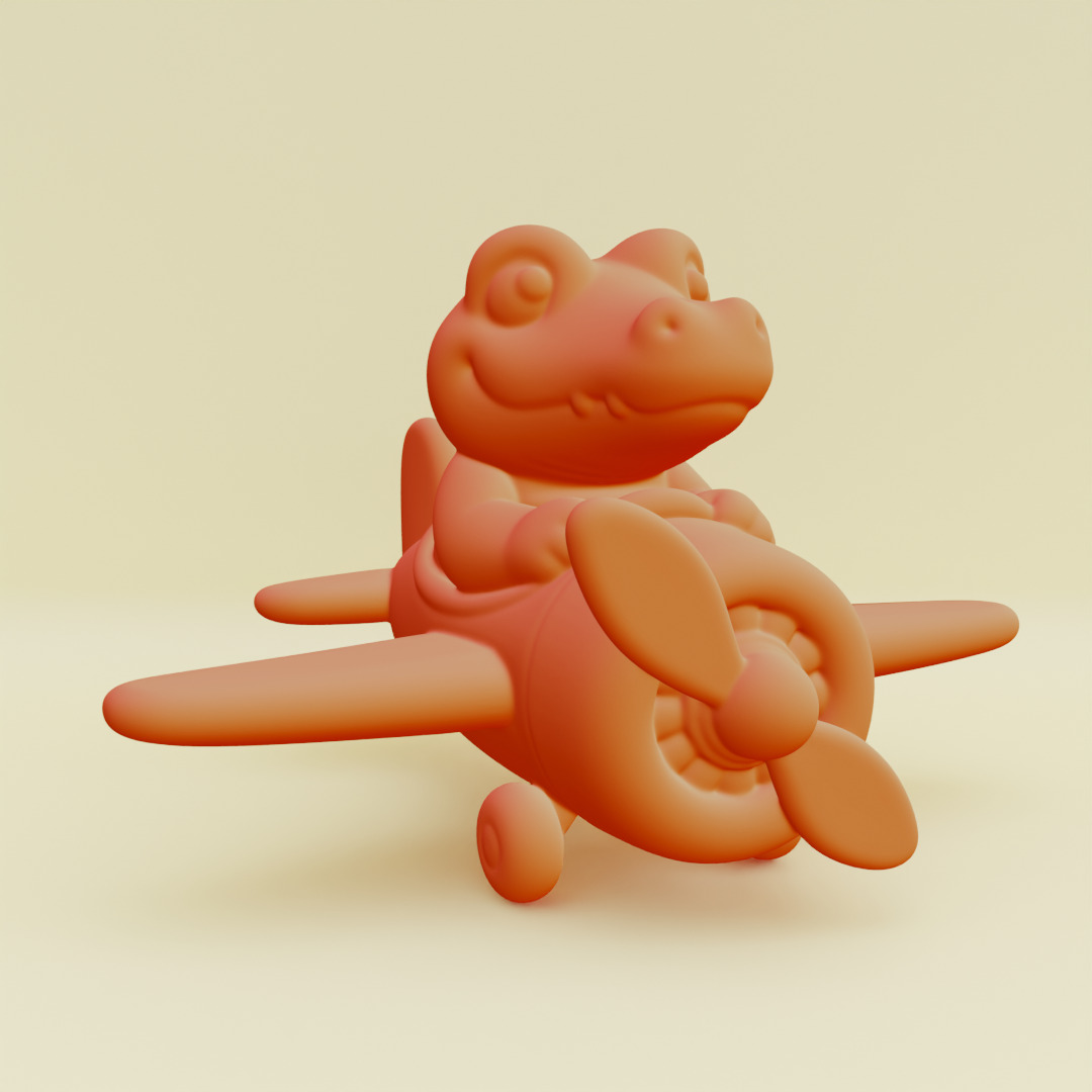 Baby Bombardino Crocodilo Italian brainrot Printable 3D print model_20