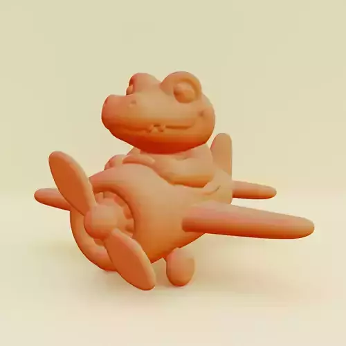 Baby Bombardino Crocodilo Italian brainrot Printable 3D print model