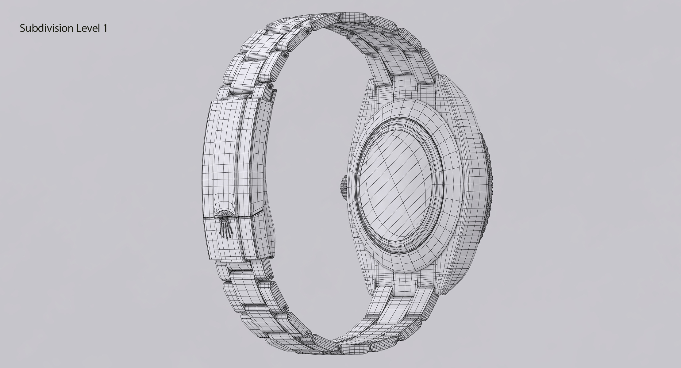 Rolex Oyster Perpetual Sky-Dweller Low-poly 3D model_18