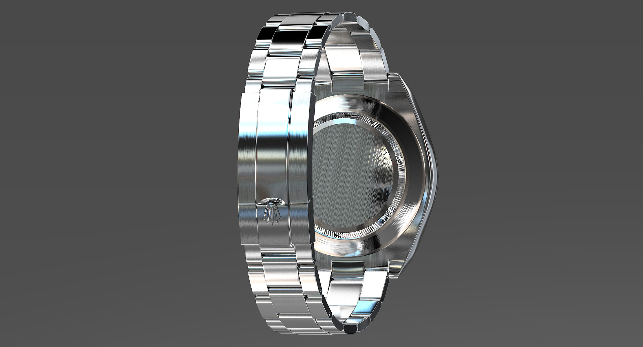 Rolex Oyster Perpetual Sky-Dweller Low-poly 3D model_7