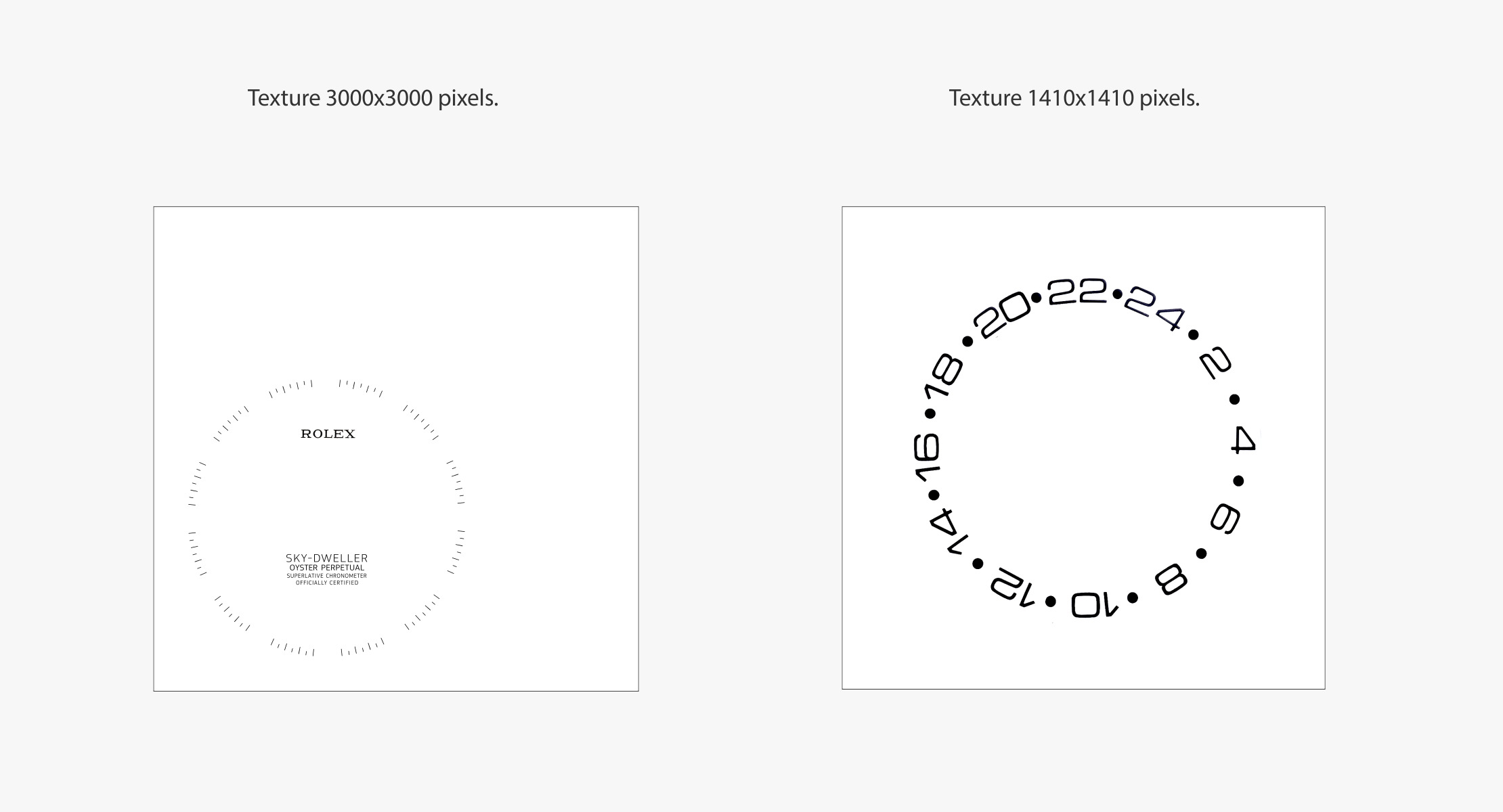 Rolex Oyster Perpetual Sky-Dweller Low-poly 3D model_26