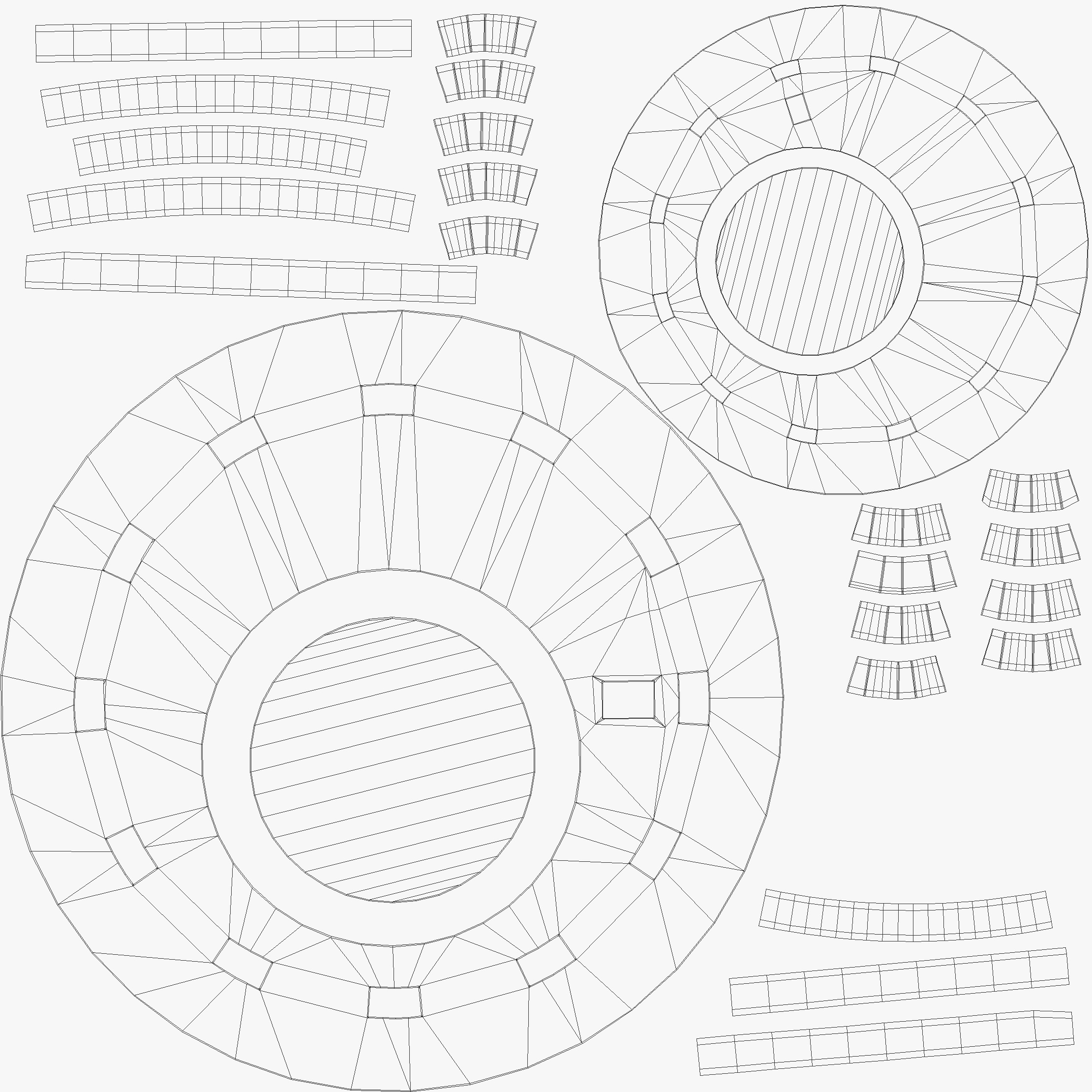 Rolex Oyster Perpetual Sky-Dweller Low-poly 3D model_30