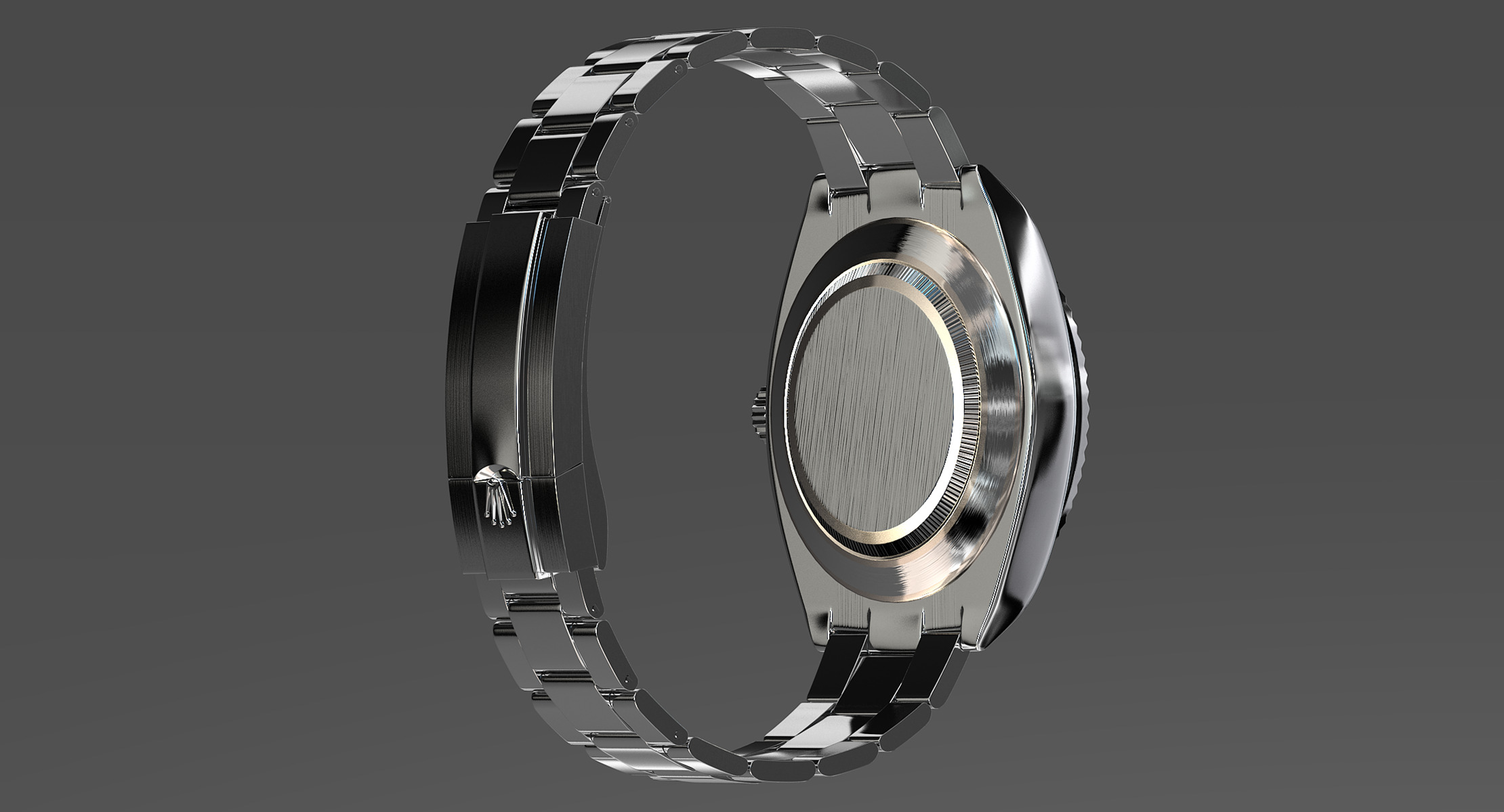 Rolex Oyster Perpetual Sky-Dweller Low-poly 3D model_6