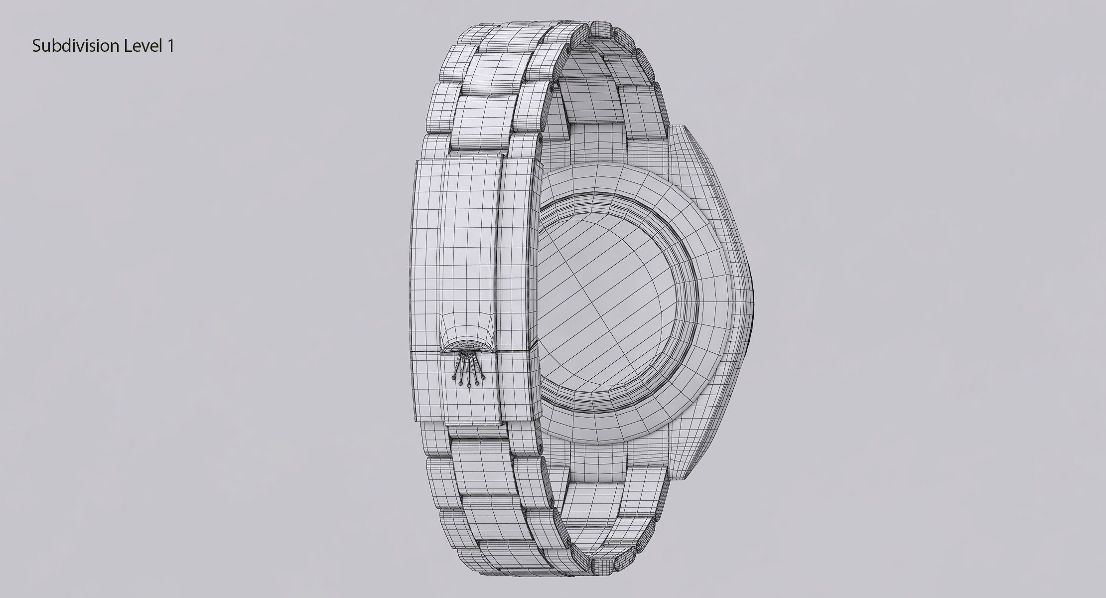 Rolex Oyster Perpetual Sky-Dweller Low-poly 3D model_15