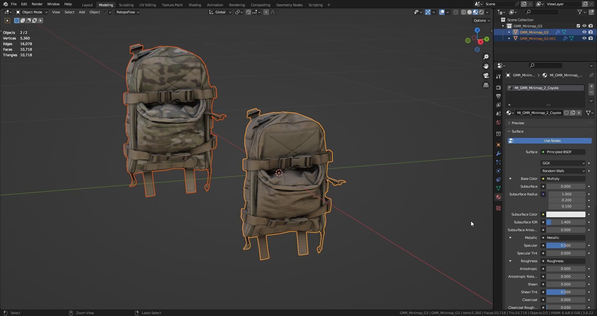 GMR MINIMAP GEN 3 BACKPACK Low-poly 3D model_10