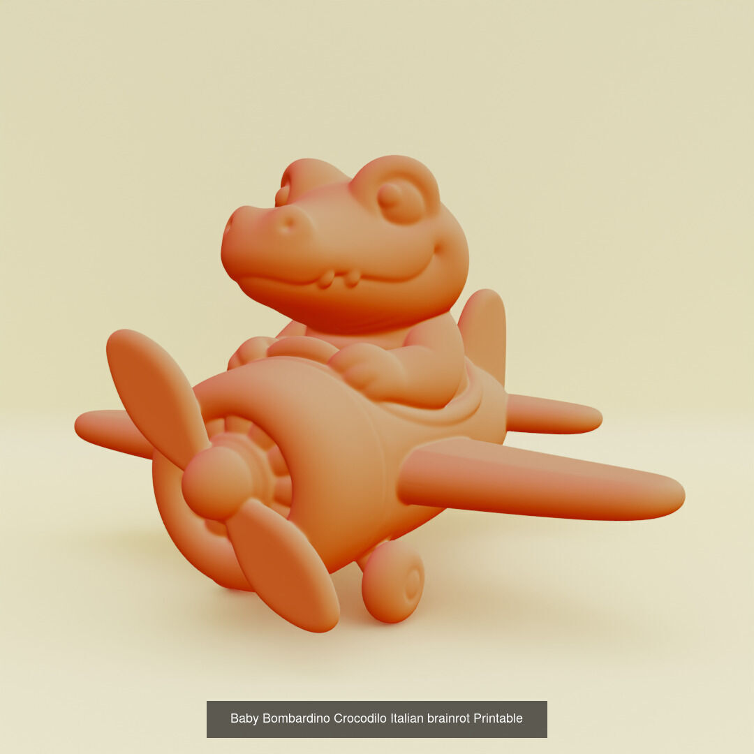 Baby Italian brainrot Characters Printable 3D Model Collection_10