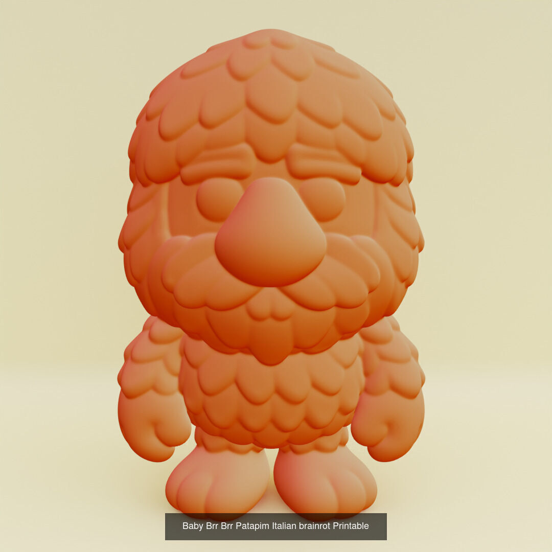 Baby Italian brainrot Characters Printable 3D Model Collection_8