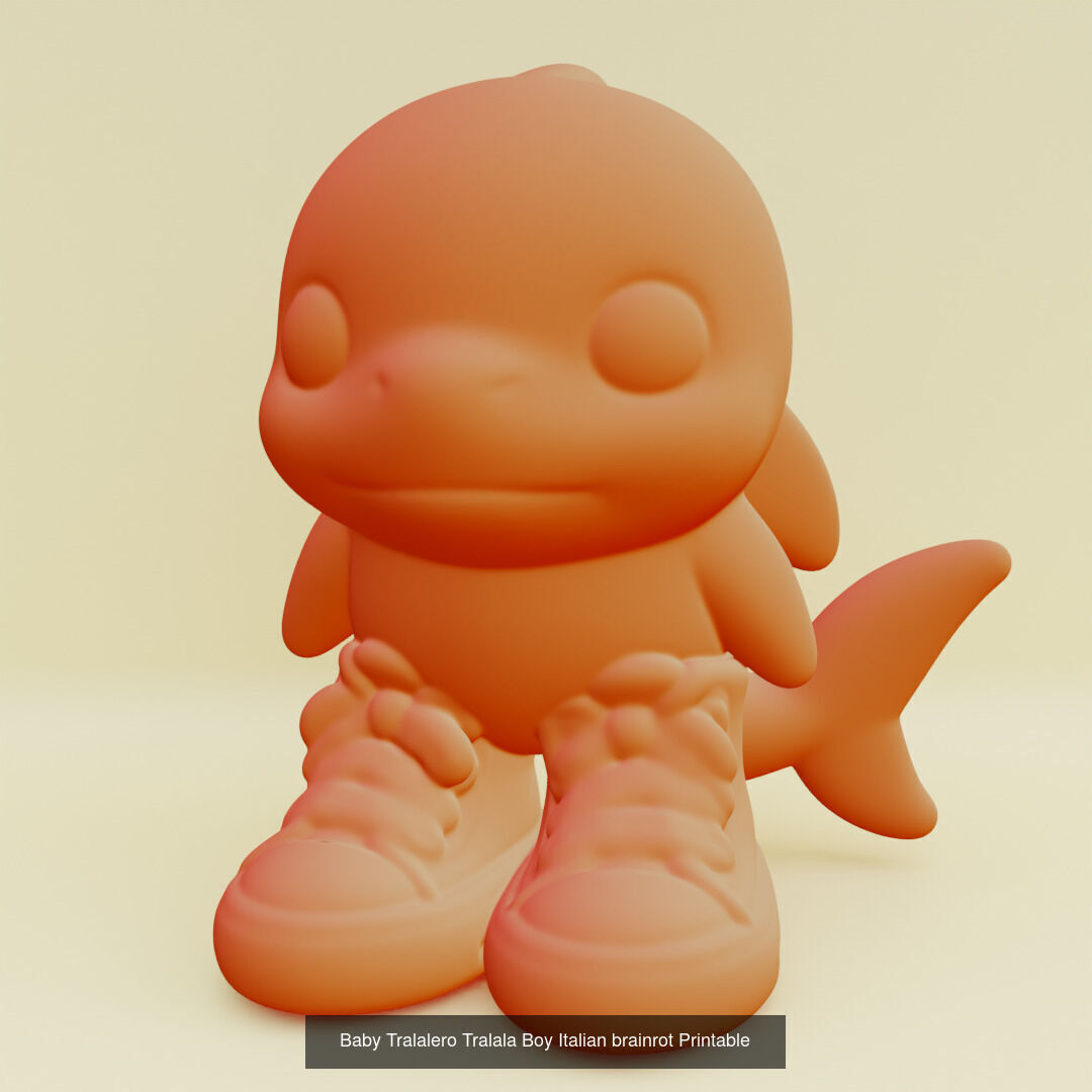 Baby Italian brainrot Characters Printable 3D Model Collection_4