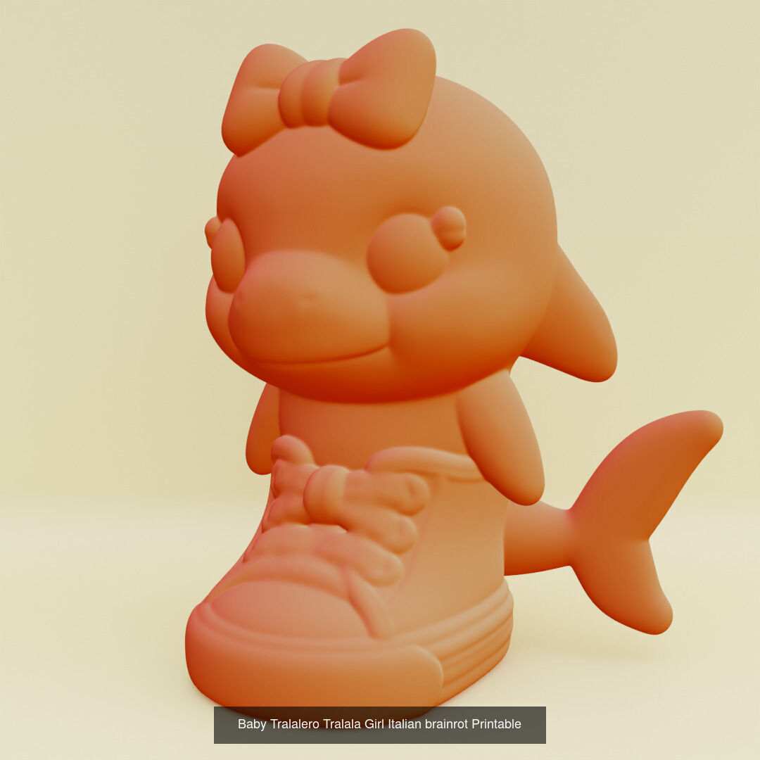 Baby Italian brainrot Characters Printable 3D Model Collection_5