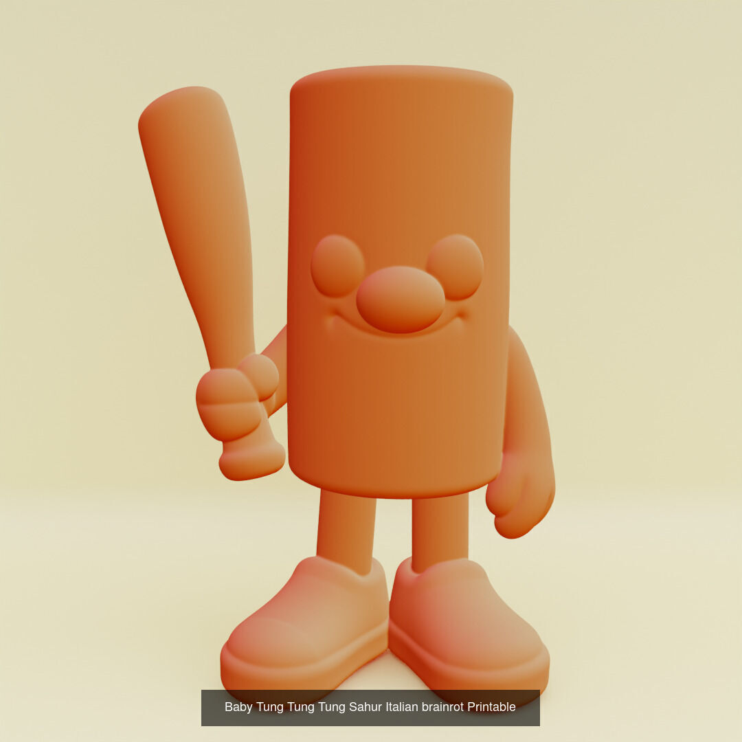 Baby Italian brainrot Characters Printable 3D Model Collection_7