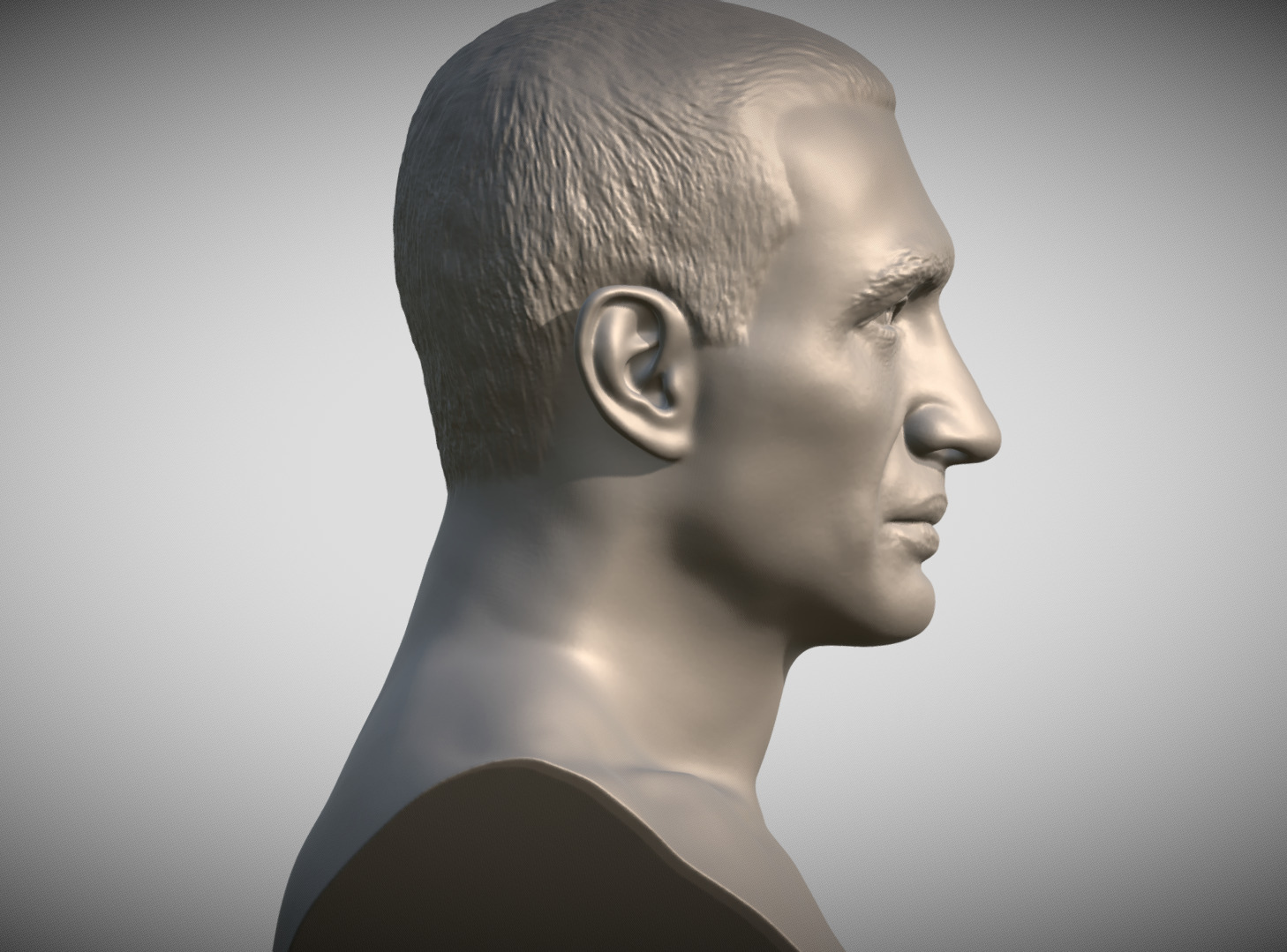 Wladimir Klitschko bust 3D print model_7