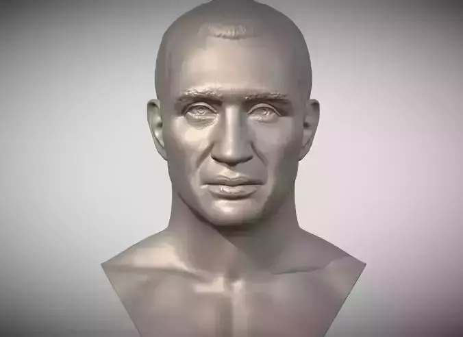 Wladimir Klitschko bust 3D print model
