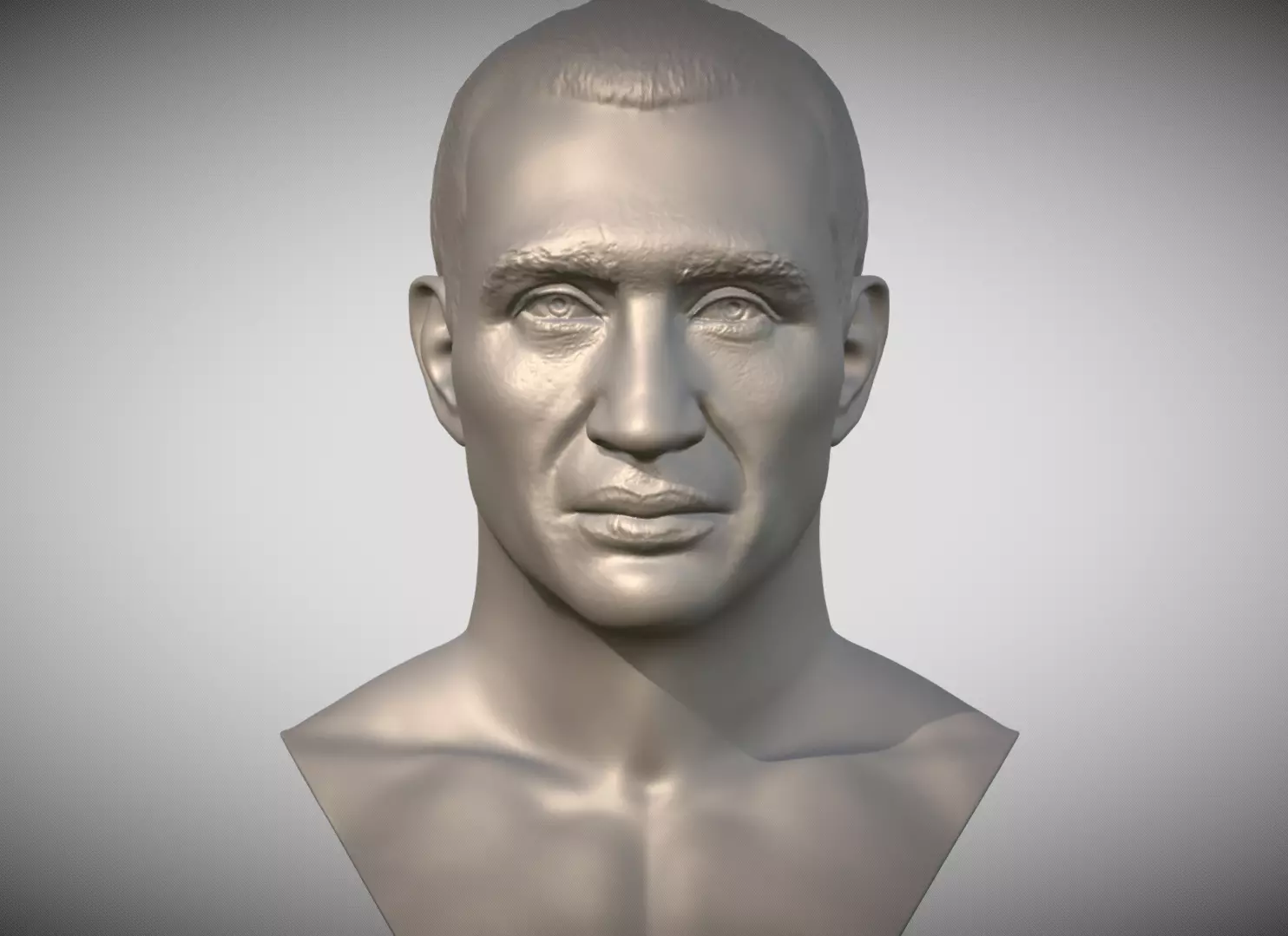 Wladimir Klitschko bust 3D print model_0