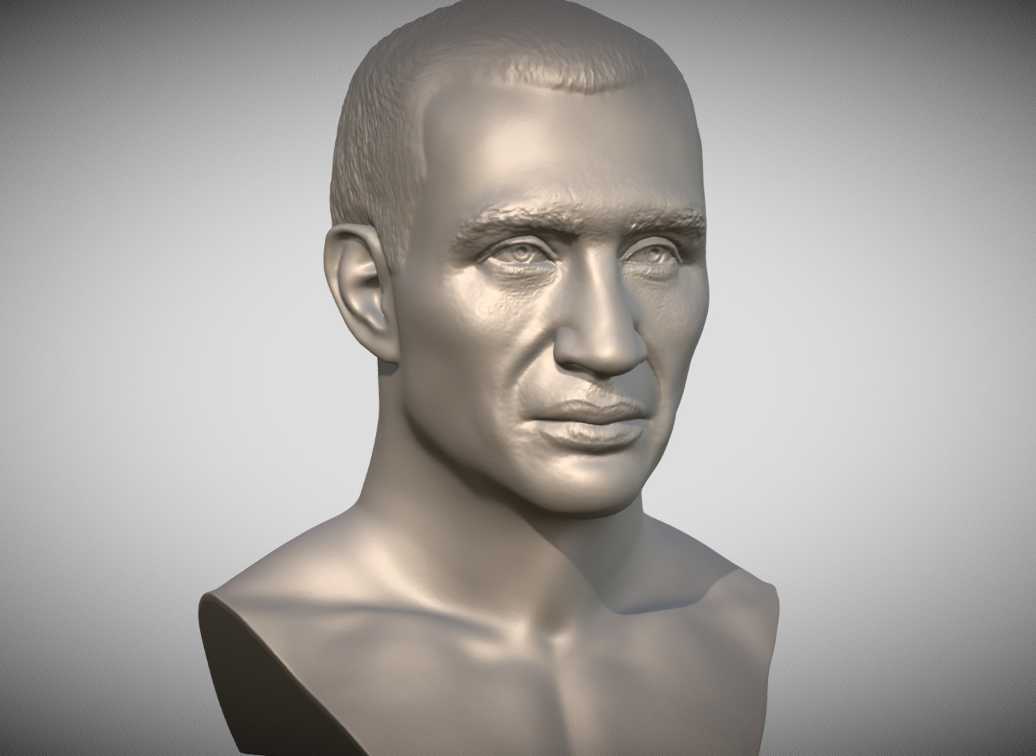 Wladimir Klitschko bust 3D print model_9