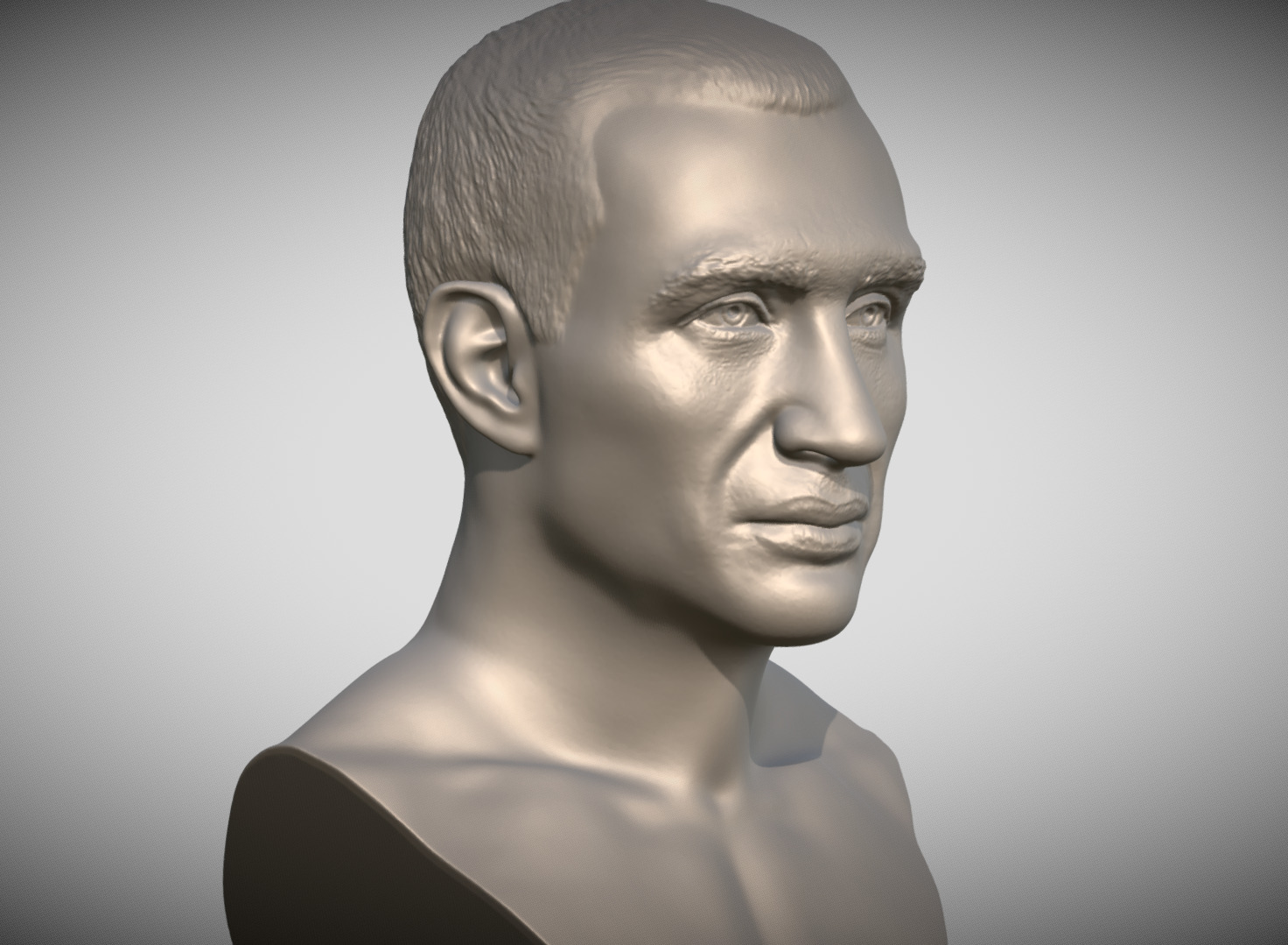 Wladimir Klitschko bust 3D print model_8