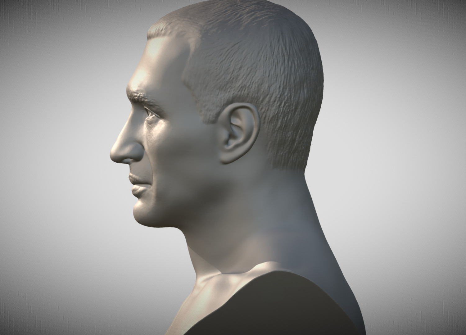 Wladimir Klitschko bust 3D print model_4