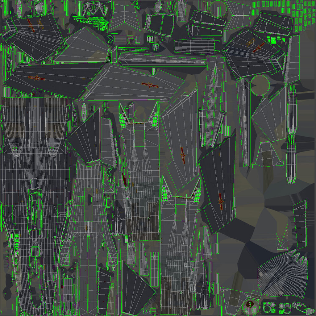 Su-27UB Flanker C 3D model_21
