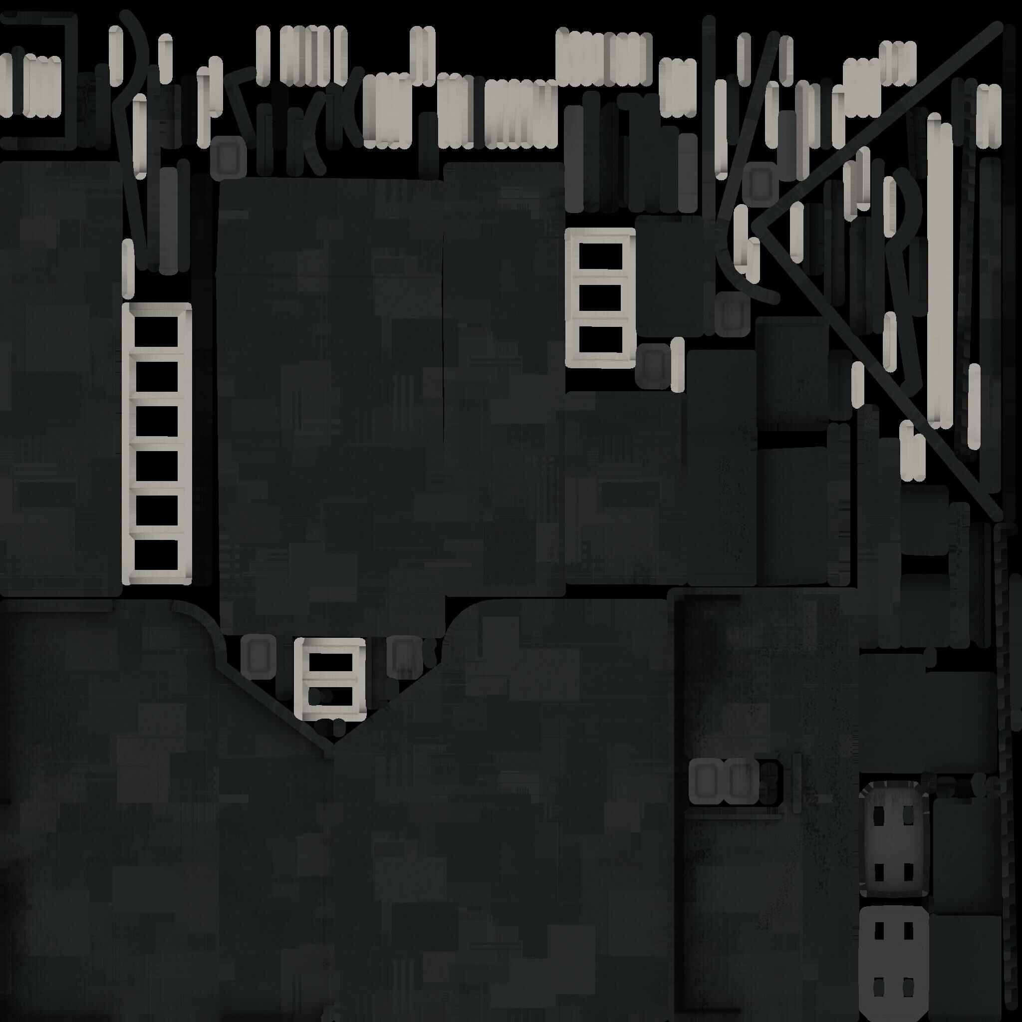 Sci-Fi Buildings Asset Pack High-Quality Modular Kit 3D model_36