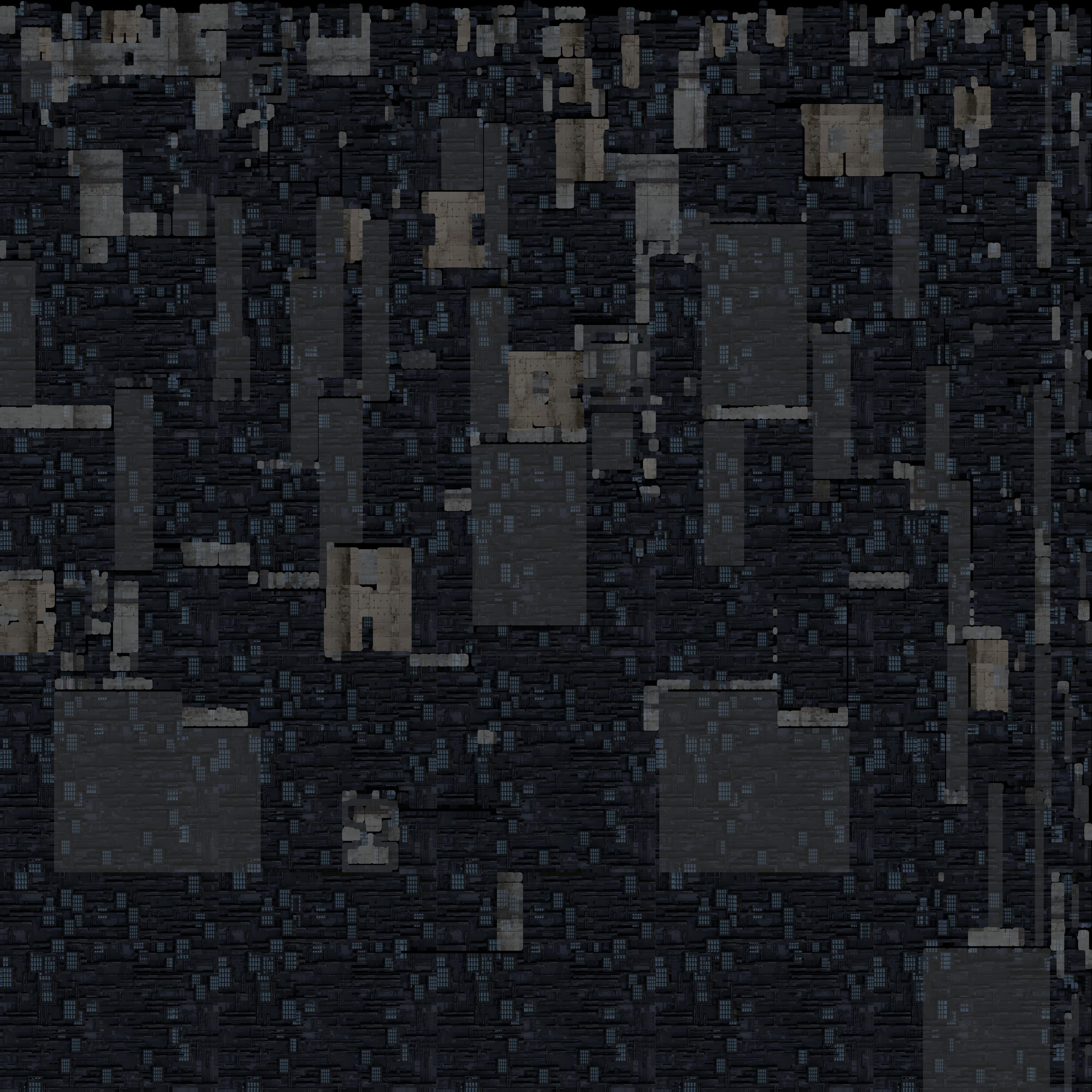 Sci-Fi Buildings Asset Pack High-Quality Modular Kit 3D model_9