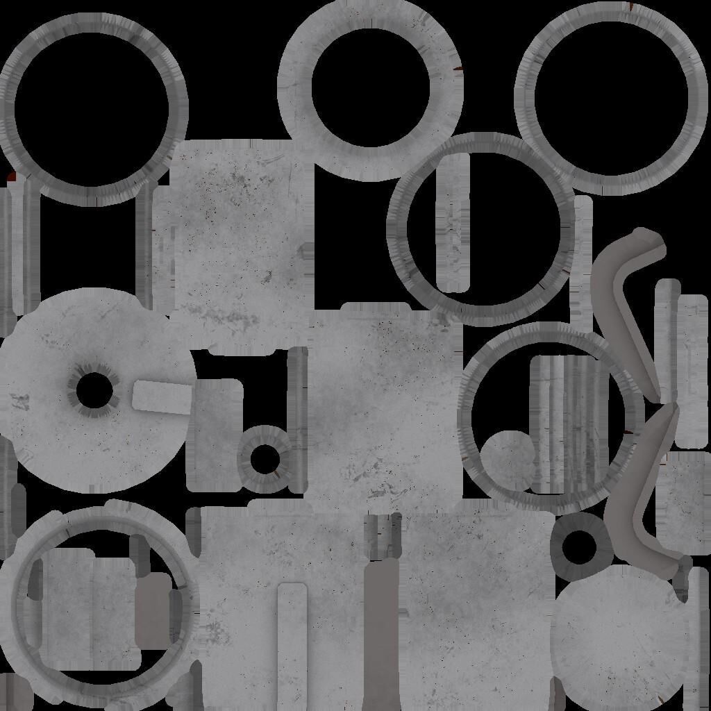 Sci-Fi Buildings Asset Pack High-Quality Modular Kit 3D model_22