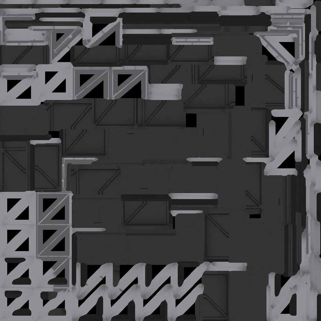 Sci-Fi Buildings Asset Pack High-Quality Modular Kit 3D model_41