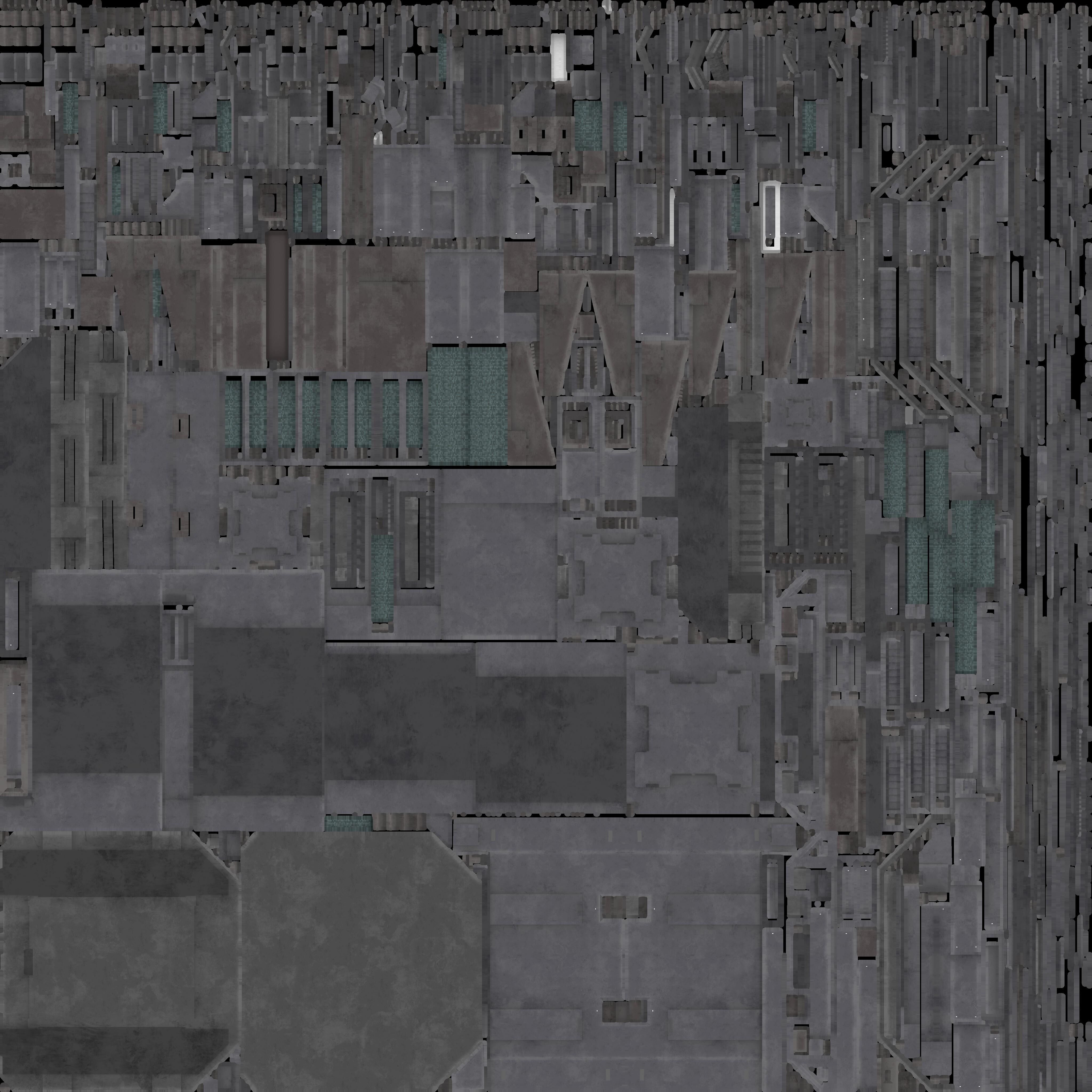 Sci-Fi Buildings Asset Pack High-Quality Modular Kit 3D model_12