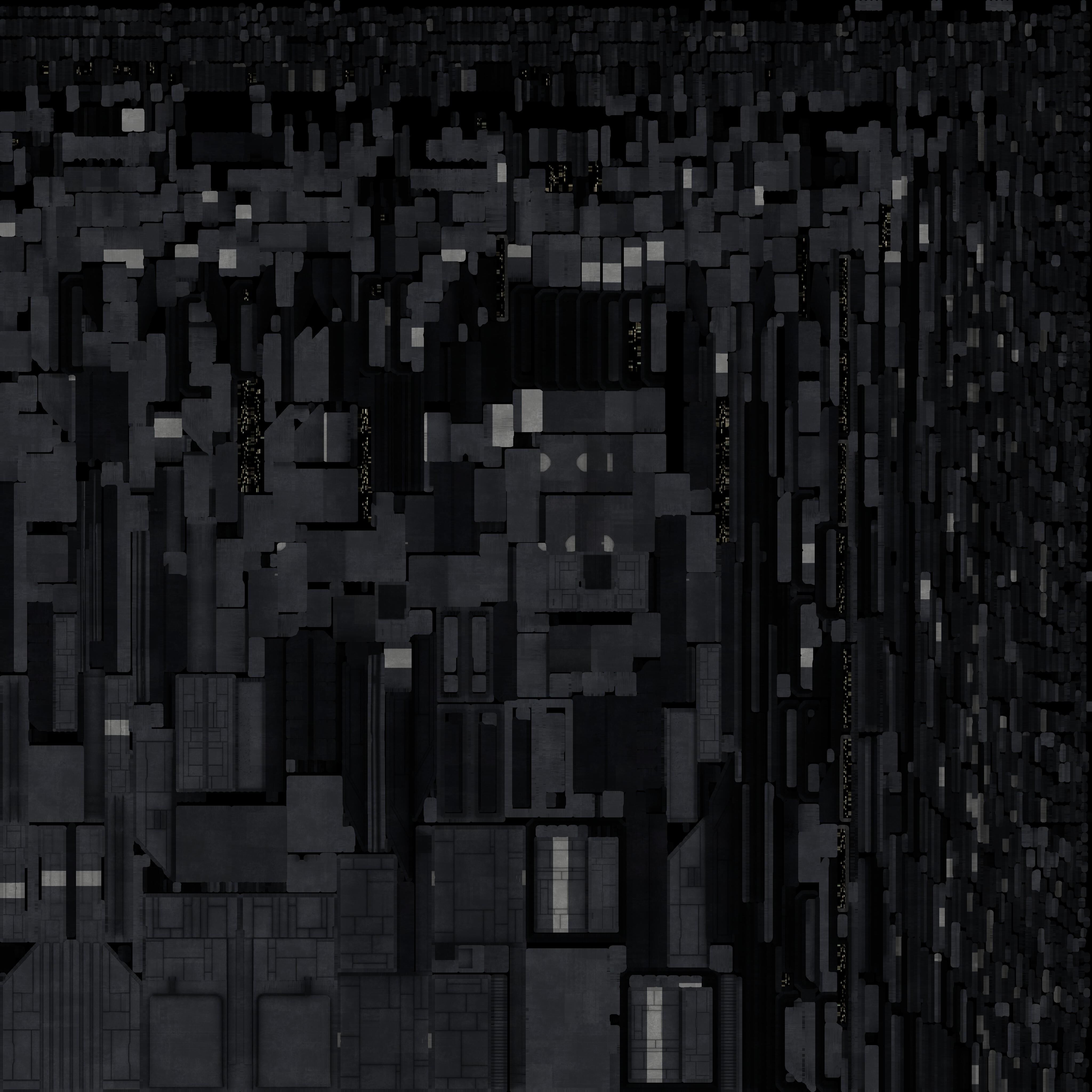 Sci-Fi Buildings Asset Pack High-Quality Modular Kit 3D model_13