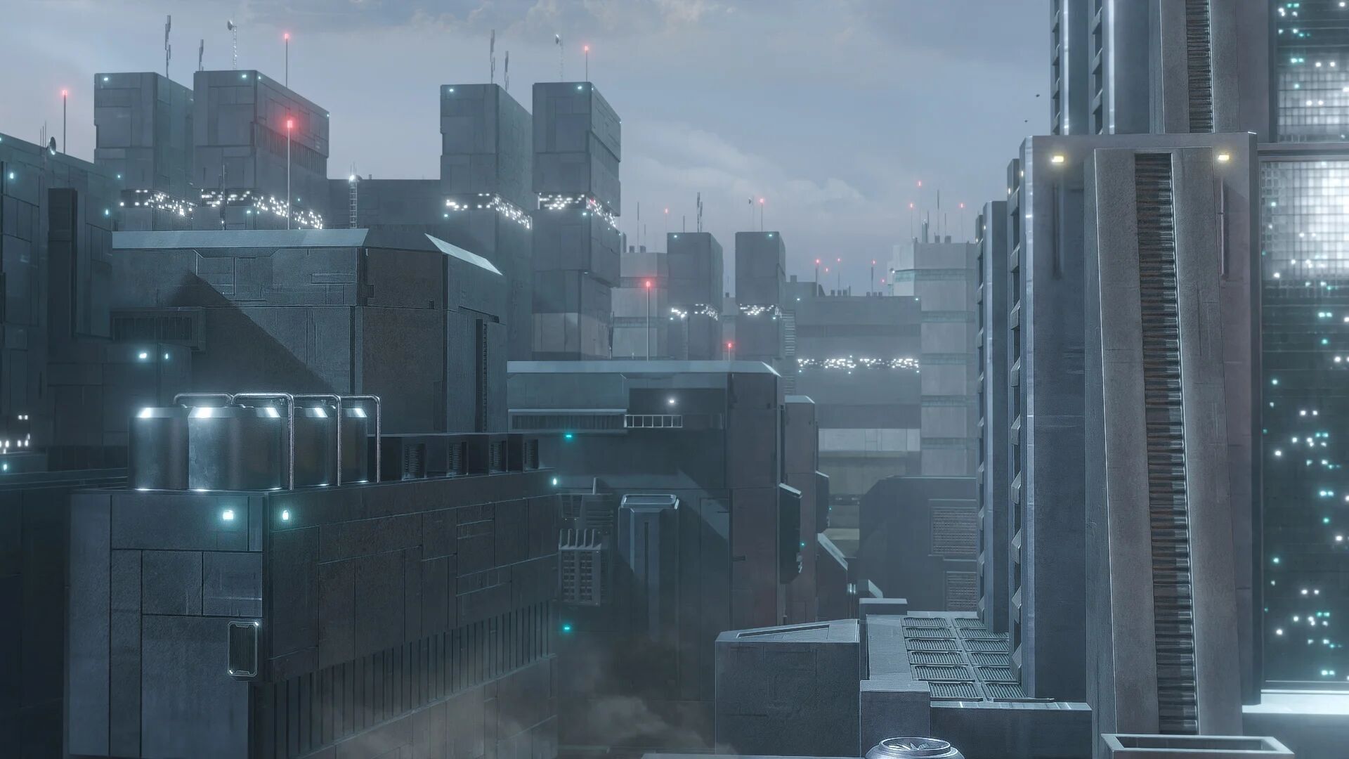 Sci-Fi Buildings Asset Pack High-Quality Modular Kit 3D model_1